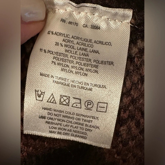 SLEEPING ON SNOW XS/S Cottagecore Lagenlook Mabli WOOL Blend Vest Brown Cozy - Picture 5 of 14